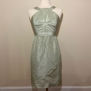 NWT - Silk, Sage Green J. Crew Dress 6P